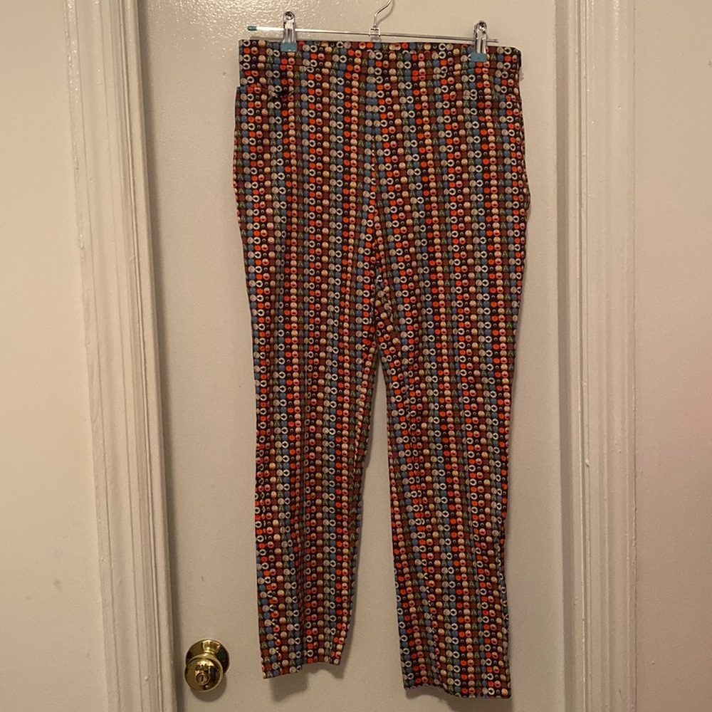 AKRIS record players print size M pants / trousers